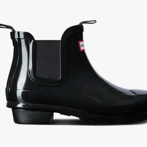 Hunter Girls\' Original Gloss Chelsea Rain Boots Size 1